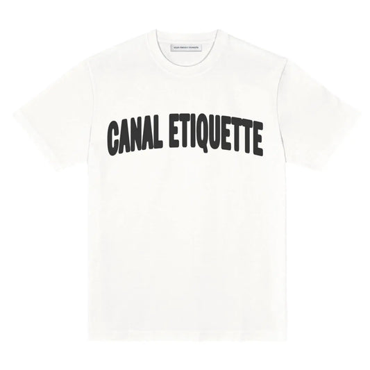 Canal Etiquette Reissue T-Shirt White
